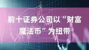 前十证券公司以“财富魔法币”为纽带