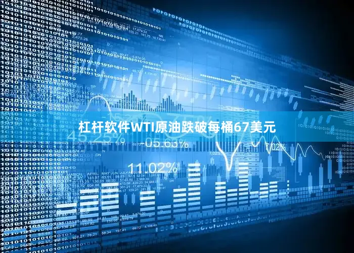 杠杆软件　　WTI原油跌破每桶67美元
